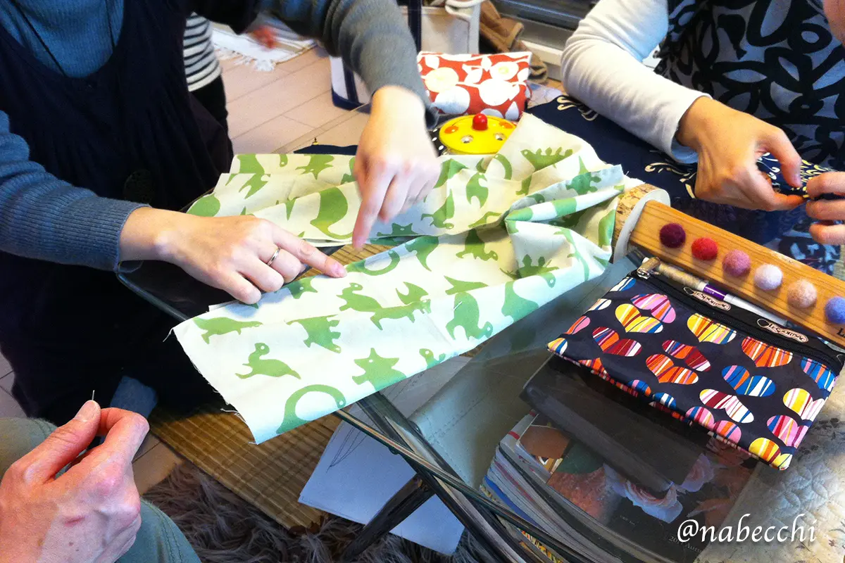 手ぬぐいで作られた子供用ステテコのハンドメイド作品