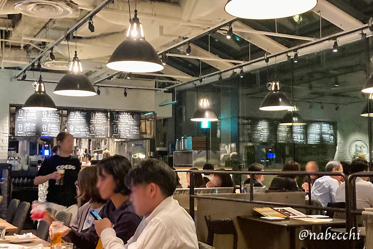 東京・丸の内の「東京ビアホール&ビアテラス14」店内の様子