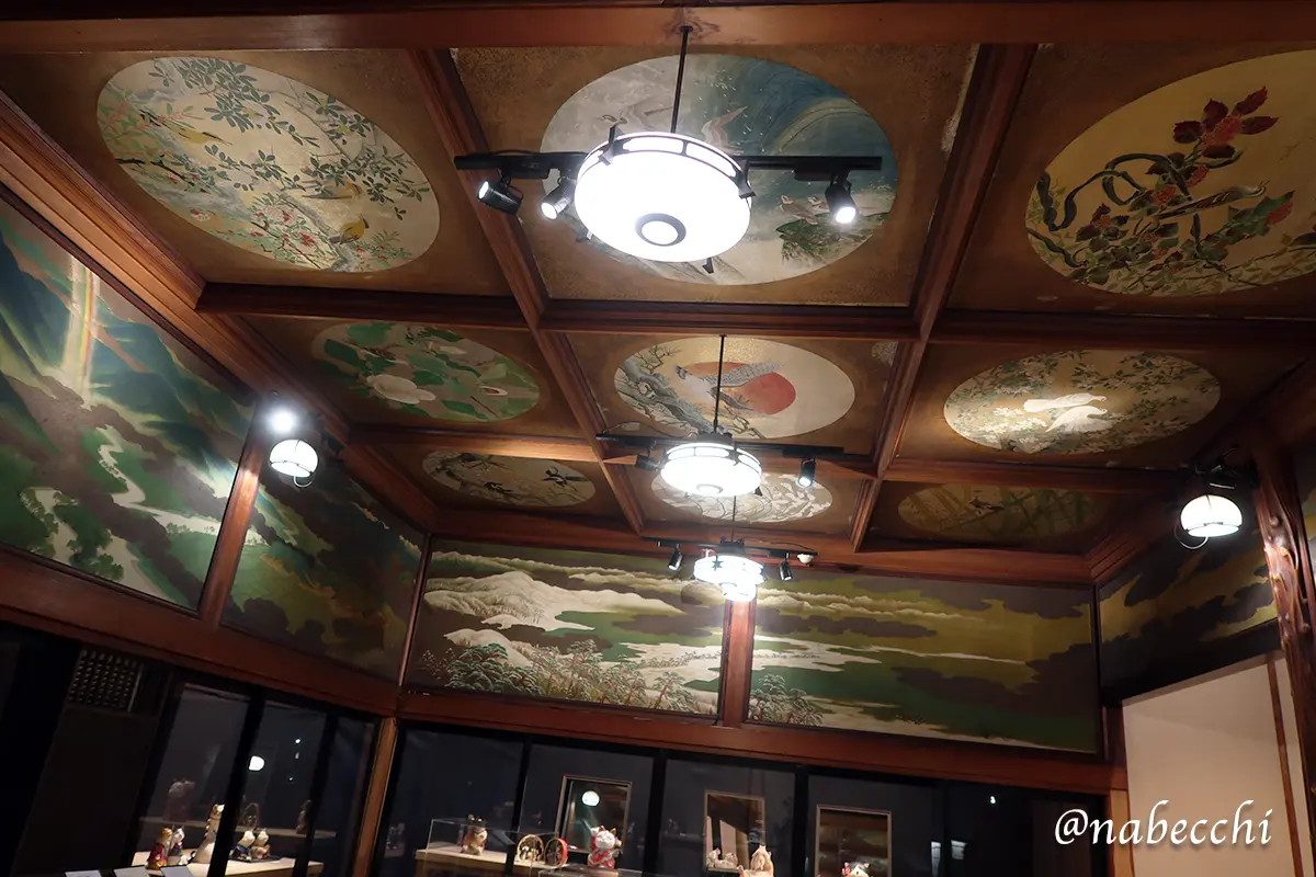 ホテル雅叙園東京の天井