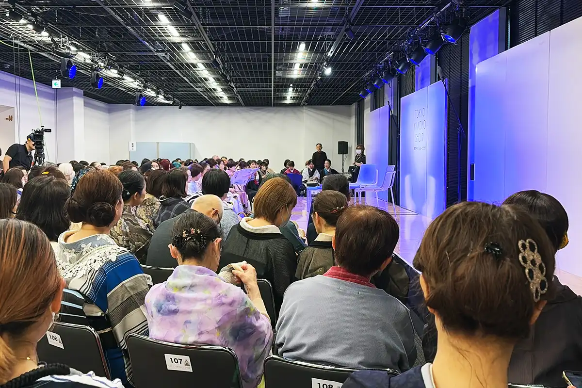 山村紅葉トークショー開演前の会場風景