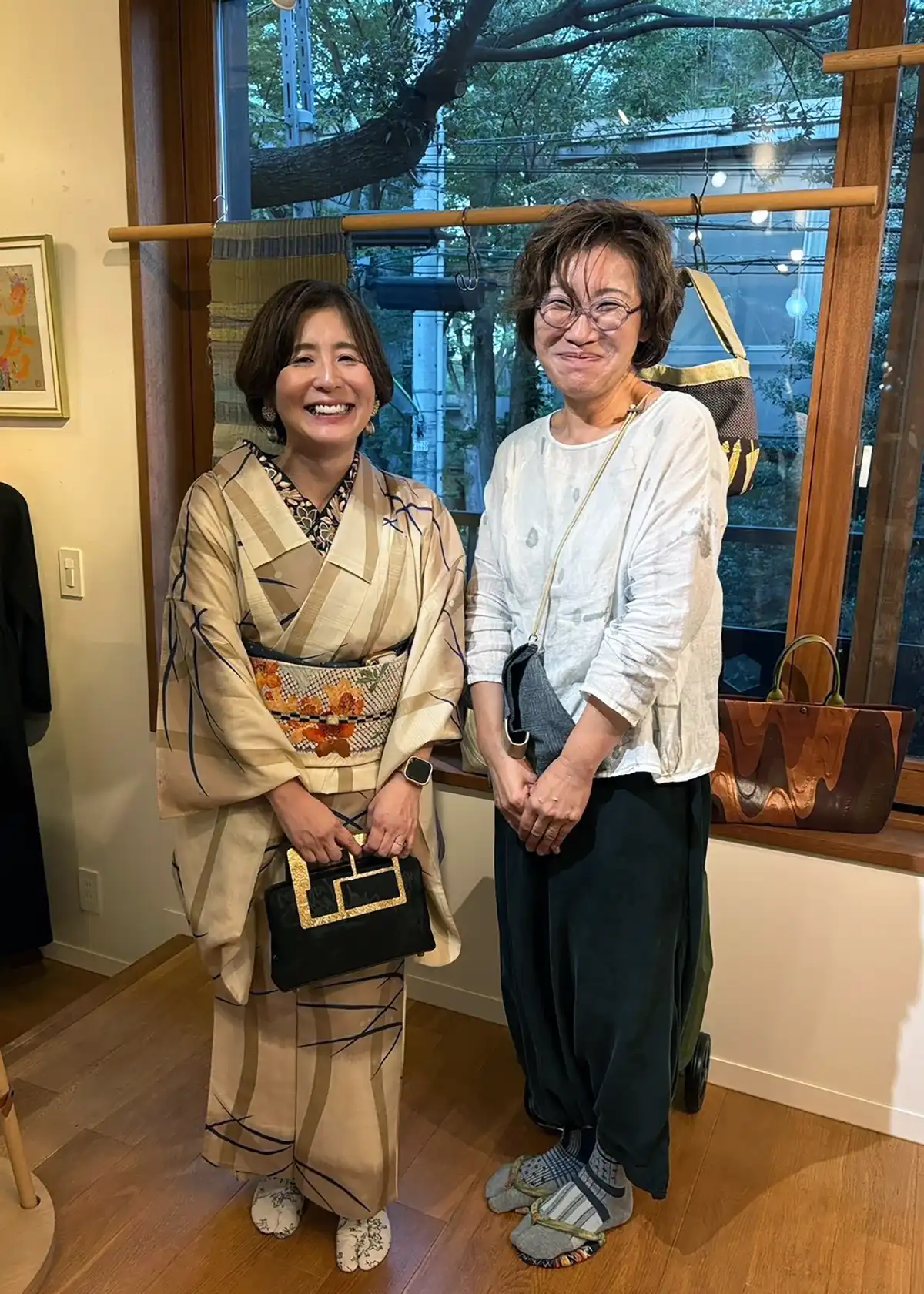 2026個々展の会場でぬいもの屋 個々の作家タカコさんと撮影